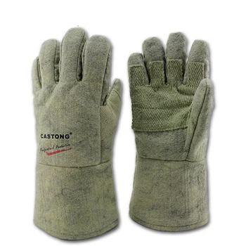 Высококачественные высокотемпературные перчатки Термостойкие рабочие перчатки 500 градусов, порезы, истирание, огнестойкие защитные перчатки