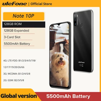 Смартфон Ulefone Note 10P 128 ГБ ROM Android 11 6,52 