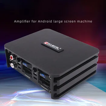 Универсальный автомобильный аудиопроцессор, 4-полосный усилитель мощности DSP Без потерь, Динамики, аудиоусилитель Plug-and-play Для модификации Android