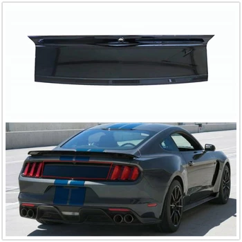 Панель крышки багажника автомобиля, защитная пластина заднего бампера, молдинг, накладка на спойлер, автозапчасть для Ford Mustang 2015-2020