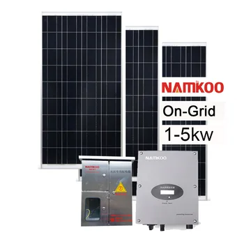 Горячая распродажа 3000 Вт на сетке комплект солнечной энергосистемы 3000 Вт 3 кВт для домашнего использования